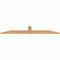 Ekena Millwork Portland Smooth Timber Gable Bracket, Western Red Cedar, 60"W x 10"H x 1 1/2"D x 3 1/2"F, 4/12 Pitch GBW060X10X0204POR00SWR - alternate 4